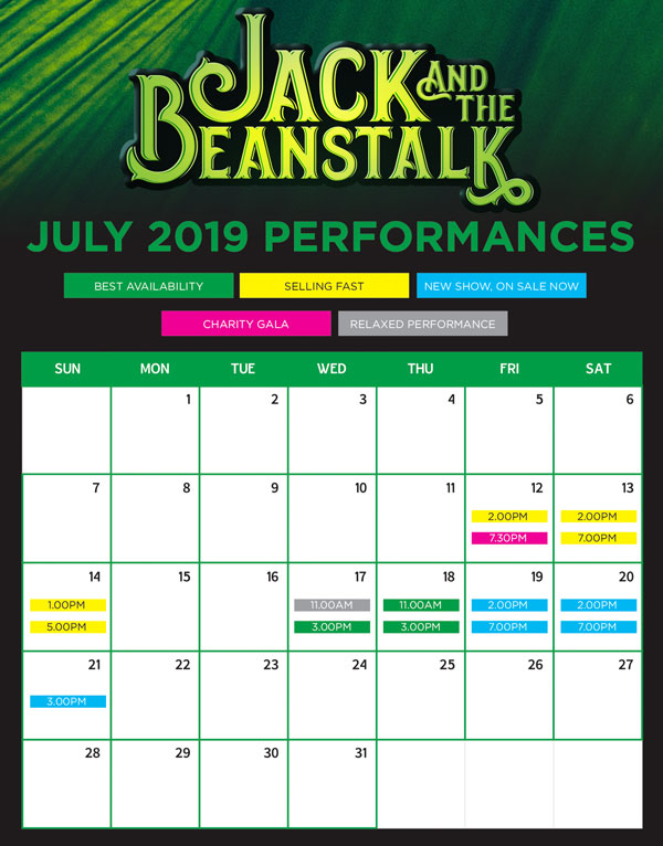 Jack and the beanstalk calendar